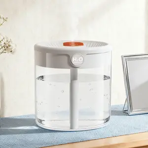 Smart Humidifiers for Bedroom, Rechargeable Top Fill Humidifier with Night Light, 1.4L Cool Mist Humidifier for Office Home Plant and Baby, 3-Speed Mist Control, Quiet