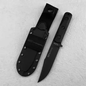 KB's best-selling fixed-blade knife with sheath, featuring an 8Cr13Mov steel blade and a nylon fiber handle. Rust-resistant, high-hardness, and highly durable, this is a practical tool for outdoor activities such as camping, fishing, and hiking.