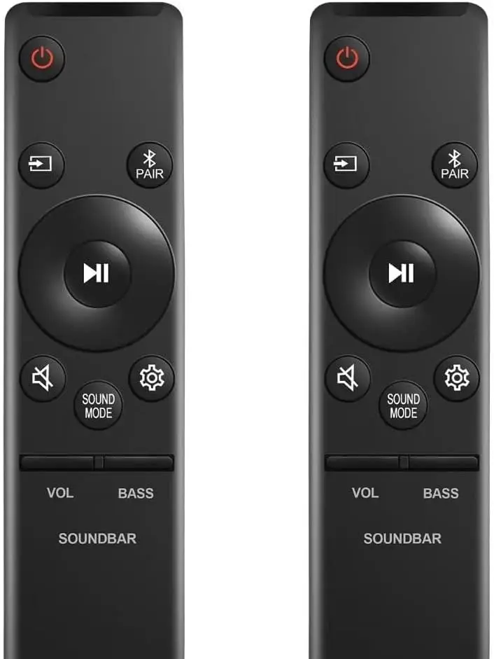 (2 Pack) Samsung Soundbar Remote Control, AH59-02767A Replacement for Home Theater Surround Sound Speaker Systems