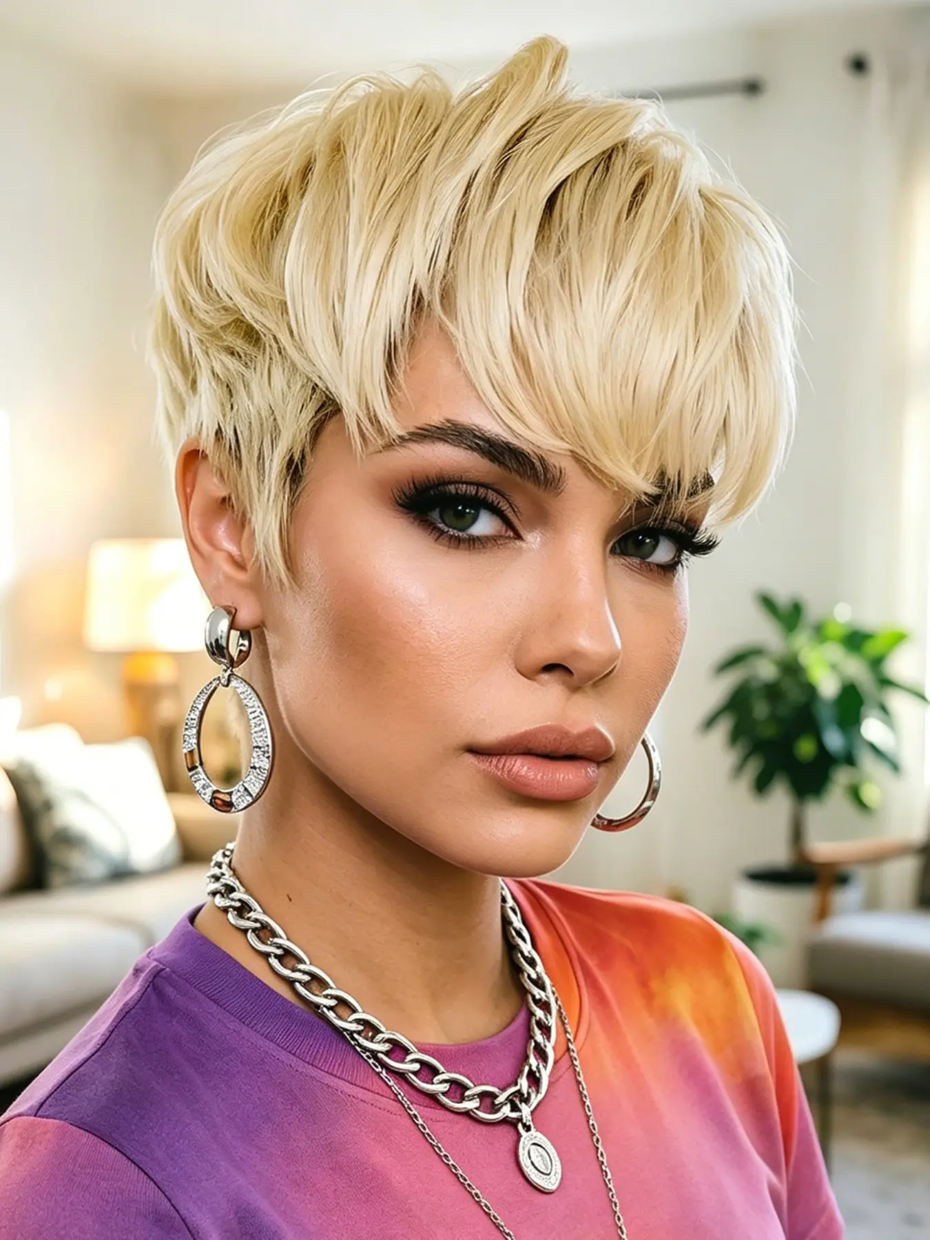 Fashion 613 Honey Blonde Short Human Hair Pixie Wig, Machine Made, Natural Look, Super Comfortable, Daily Wear Wig