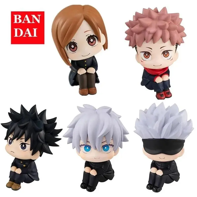 10cm Jujutsu Kaisen Anime FigureYuji Itadori Gojo Satori Fushiguro Megumi Kugisaki Kawaii Toy PVC Model Action Figure Gifts