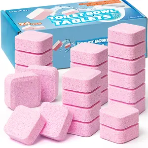 24Pcs Toilet Cleaning Tablets - Remove scale and odors, suitable for ceramic and RV toilets, deeply clean bathrooms
