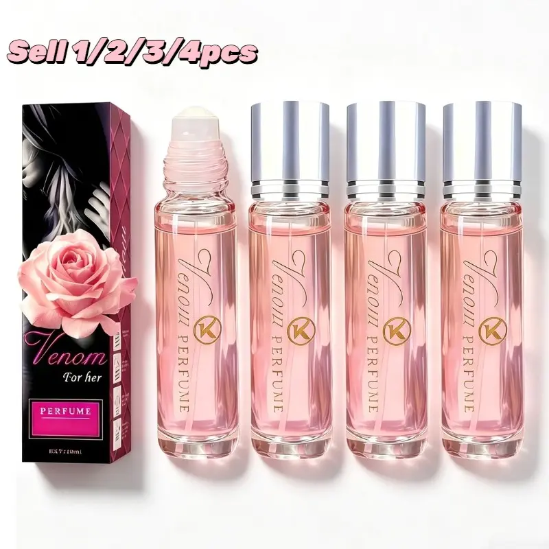 Seductive Roll-On Floral Perfume Oil - Dopamine Fragrance, Aphrodite Pheromone for Women, Floral Scents, Fougere Scent, Liquid Format, Attracts Men