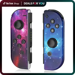 【Back to School】Moonag for Nintendo Switch Controller, Starry Sky Replacement for Switch Controllers with Dual Vibration/Wake-up/Motion Control Accessories Console nintendo switch