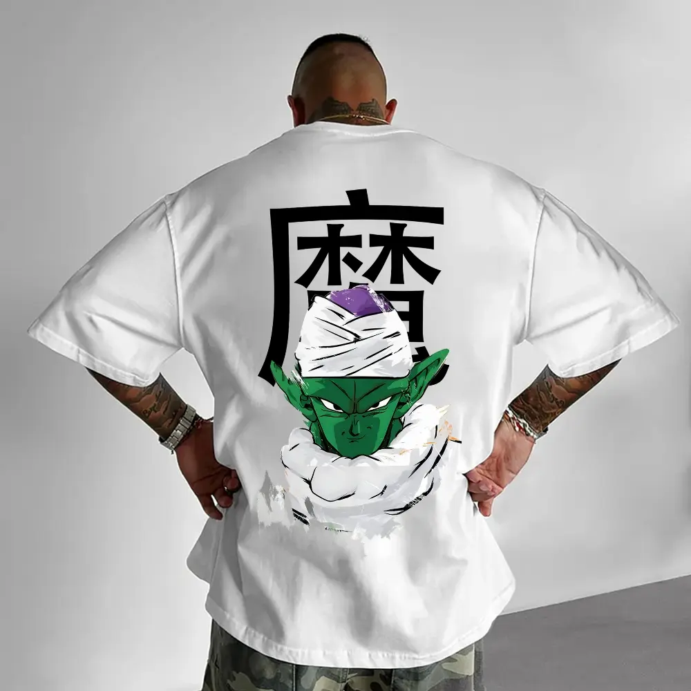 Unisex Summer outfits men streetwear 80s 90s graphic tees cotton Anime tank tops men gifts