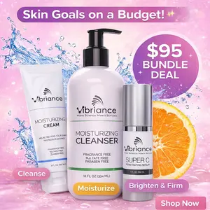 Vibriance Skincare Trio - Cleanse, Hydrate & Brighten in One Routine! TikTok Shop Spring Glow Up Bundle and Save