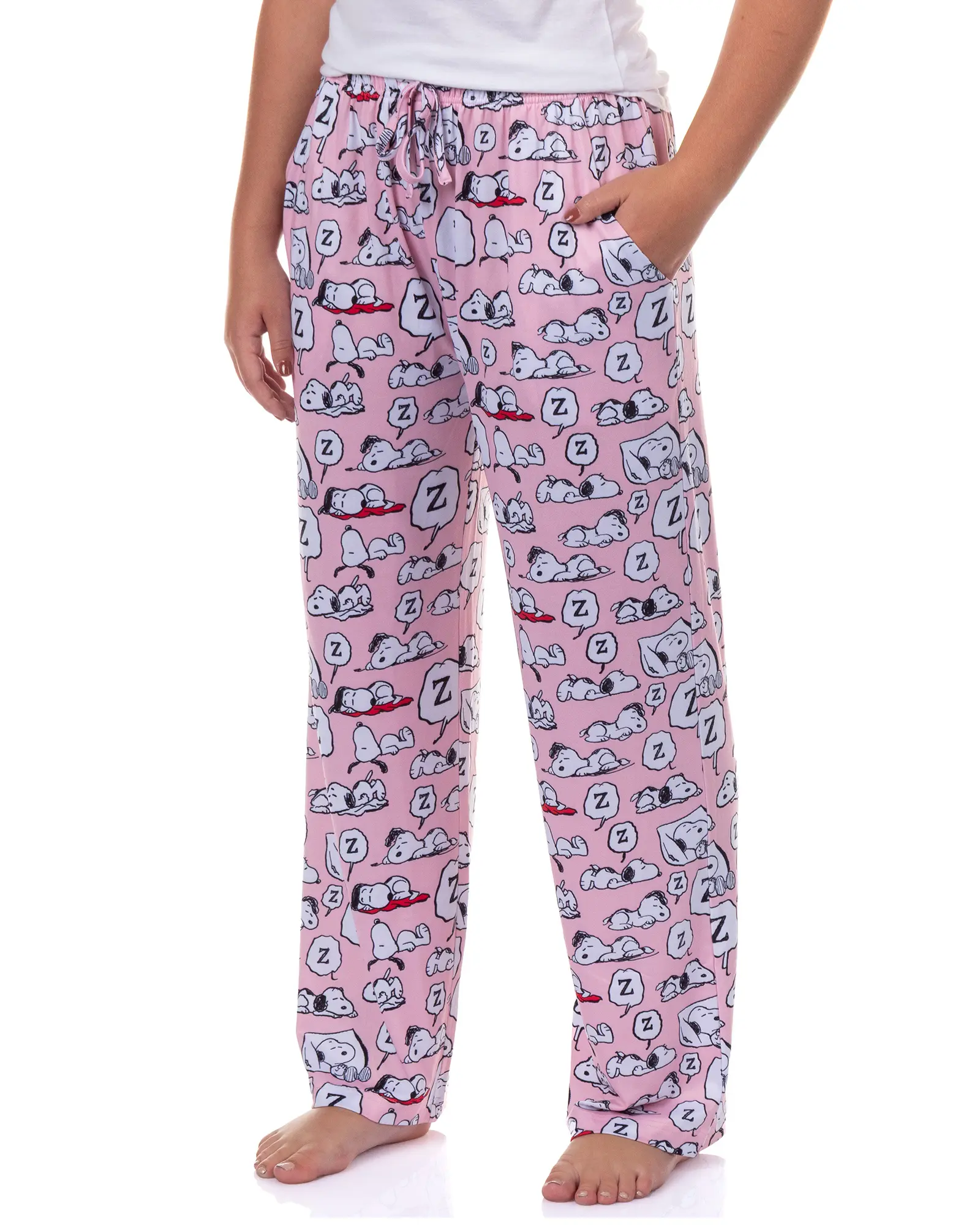 Peanuts Snoopy Pajamas Women's Sleeping Snoopy Adult Lounge Sleep Pants