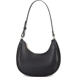 Crescent Shoulder Bags for Women Cute Hobo Tote Handbag Under the Arm Purses Mini Clutch Purse with Zipper Closure