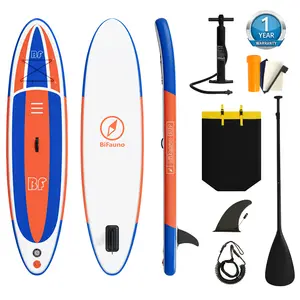 Inflatable Stand Up Paddle Board, Paddleboard set with Pump, Aluminum Paddle, Repair Kit, Foot Leash, Fin and Backpack, Non-Slip Deck for All Skill Levels Outdoor Sport Summervibes