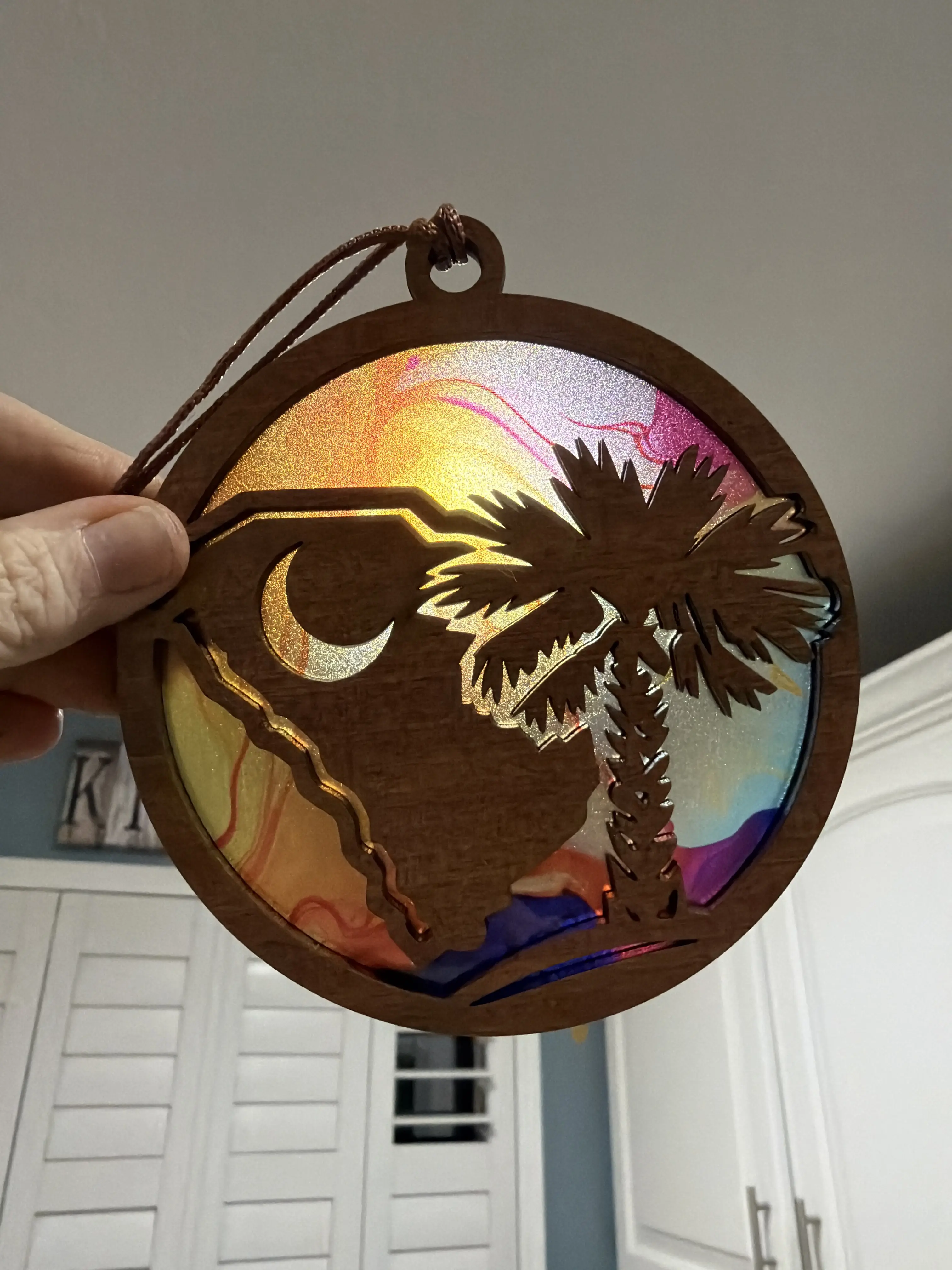 South Carolina Suncatcher for Sunny Window