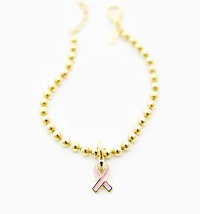 Pink Ribbon Bracelet