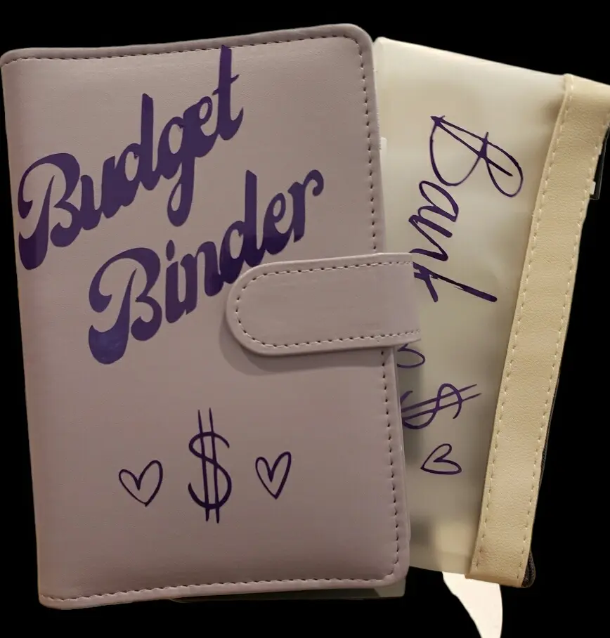 Budget Binder With Cash Envelopes & Bank Bag Combo