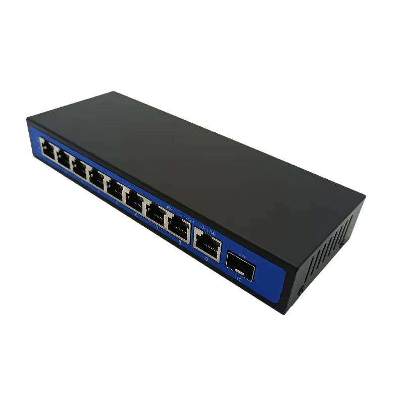 4-Port Standard PoE Ethernet Switch - 1000Mbps, 8-Port Gigabit Upgrade Option, PoE Powered, Data + Power Delivery, Network Monitoring Ready for IP Surveillance (Computers & Office Network Component), Home Security