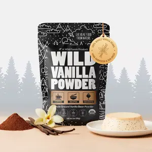 Vanilla Powder, 28 servings - Organic Ground Whole Vanilla Beans