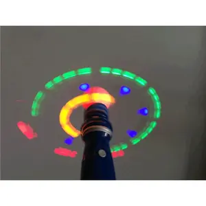 212 MAIN Fun LED Crystal-Look Orbiting Motion Wand - Interactive Toy for Farm Animal & Poultry Pet Interaction