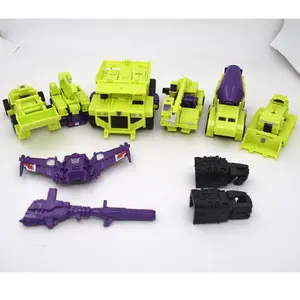 HZX 6In1 Devastator Haizhixing  Toys Anime Action Figure KO G1 Robot Aircraft Engineering Vehicle Model  NO Box