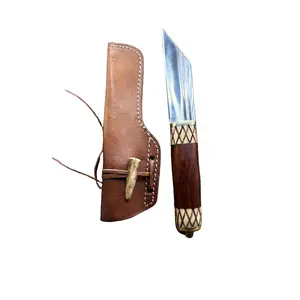 Wooden Handle Viking Seax Knife