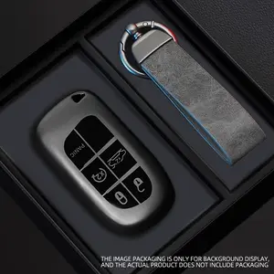 Soft Tpu Car Key Case Fob for Jeep Renegade Compass Grand Cherokee, Chrysler 300C Wrangler Dodge Accessories, Car Interior Accessory, Durable Protection