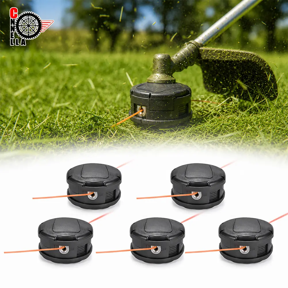 5-Pack String Trimmer Heads Fit for Echo Speed Feed 400, SRM 225 Lawn Mower & Shindaiwa Weeding Tools, Garden Outdoor Spaces Accessory with String Trimmer Line Compatible with Homelite