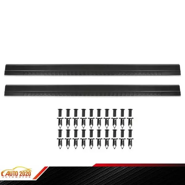 Pair of Slip-On Rocker Panel Covers, Car Accessory Replacement Truck Accessories, Fit for 99-06 Chevy Silverado & More, Part No. 99724