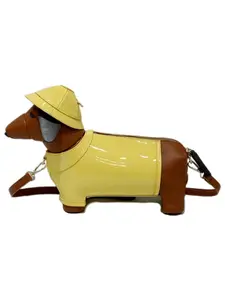 UNIQUE Dachshund Dog Shaped Handbag