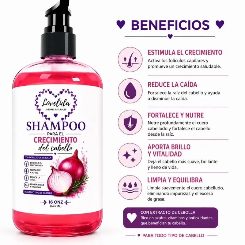 Onion Hair Growth Shampoo Onion Hair Growth Shampoo