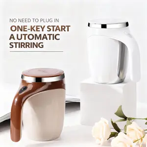 Self Stirring Mug,Rechargeable automatic magnetic Self stirring coffee mug,Rotating Home Office Travel Mixing Cup,To Stir Coffee, Chocolate, Milk, Protein,Cocoa Etc, Great For Office, School, Gym…