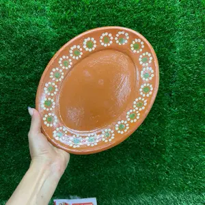 Oval Plate Clay 11In (Sets).