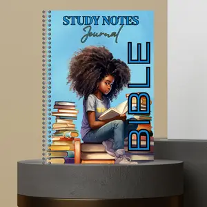 47. The Kids Bible Study Notes Journal Collection - 120 Pages Matte Hard Cover Spiral Binding for Home Church or On-the-Go Use