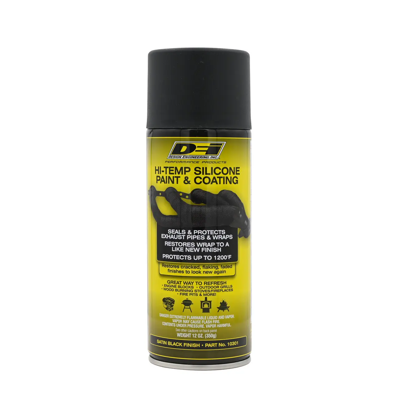 DEI - Hi-Temp Silicone Coating Spray | Black
