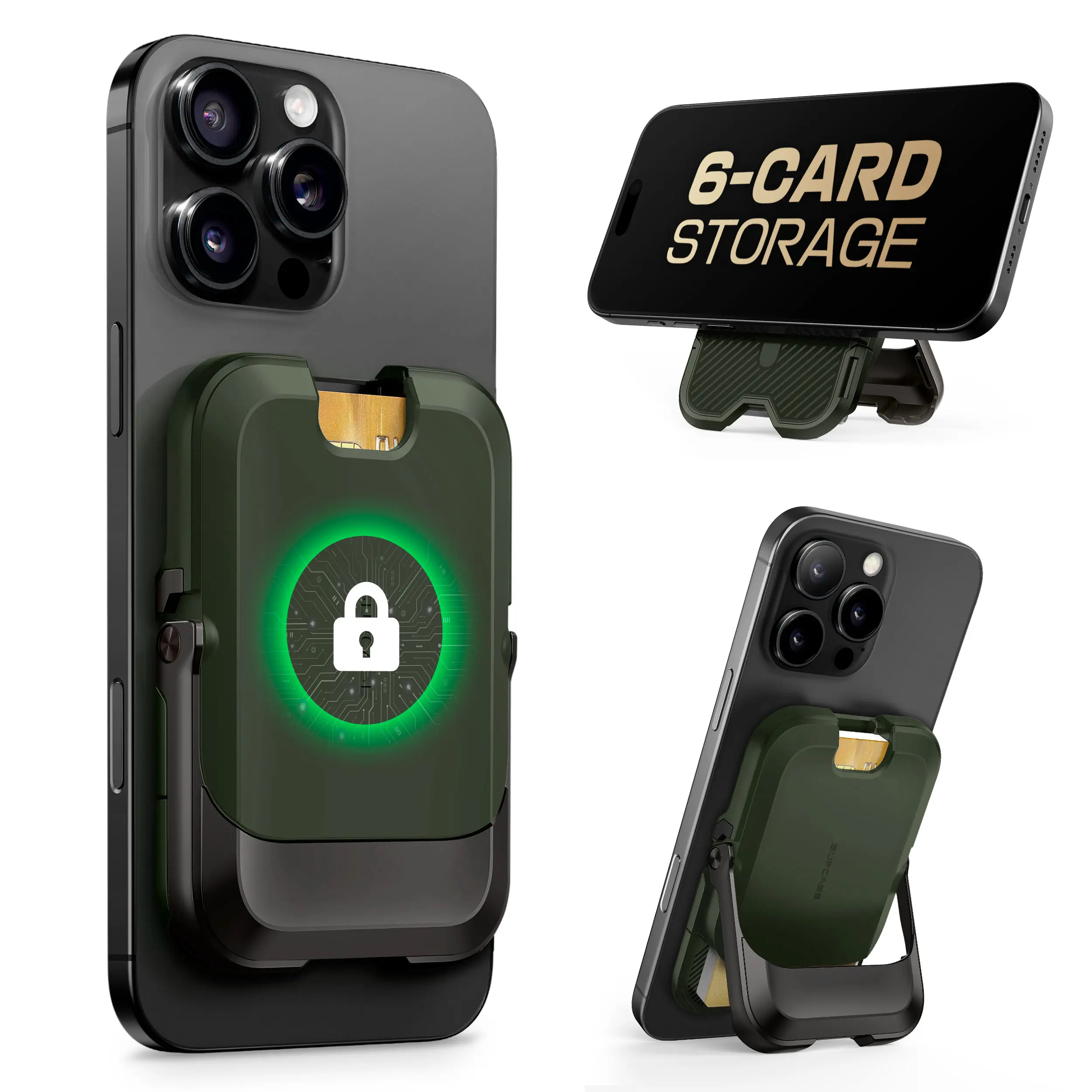 Green - Basic [ 6 Cards & Fixed Stand ]