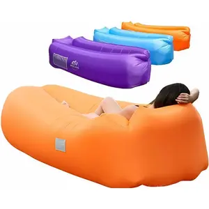 Inflatable Sofa Air Lounger, Portable Camping & Beach Gear, Portable Design, Lightweight Easy Setup, Quick Setup, Ideal for Hiking, Lawn Events, Lawn, Indoor/outdoor Movies, Music Festivals, Festivals, Beach Trips, Relaxation, Compact Storage