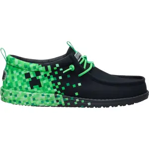 Minecraft X HEYDUDE Wally Funk Creeper - Comfortable Slip on Shoes