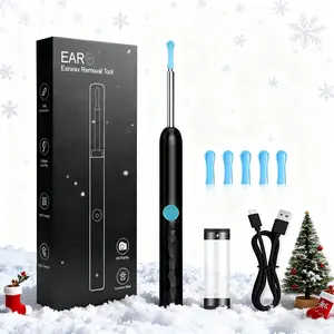 Earwax cleaner with camera, earwax removal kit with light, earwax removal tool, Earwax remover, earwax cleaner for iOS and Android, Valentine's Day gift, holiday gift, birthday gift