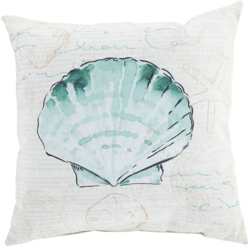 Livabliss RG131-2626 Rain 26 x 26 x 5 in. Throw Pillow, Green - Large