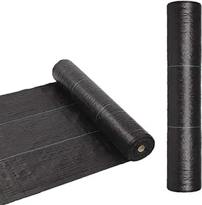TUFFIOM 4x100 / 3x300 / 4x300 / 6.5x300 FT Weed Barrier Garden Landscape Fabric, UV-Resistance Ground Cover, 125gsm/3.7OZ Heavy Duty Material for Superior Weed Control, Perfect for Greenhouse, Yard, Flower Bed, Garden