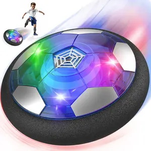 Kids Toys Hover Soccer Ball Rechargeable Floating with Led Lights, Soft Foam Bumper for Kids Training, Indoor Air Football Game, Birthday Gifts for Ages 3-10 Boys and Girls Soccer ball