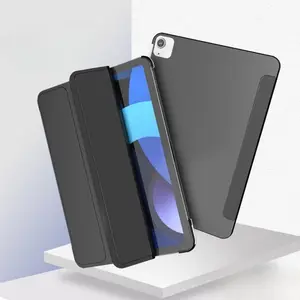 Solid Color Tablet Case, 1 Count PU Leather Tablet Protective Cover, Tablet Protector Cover Compatible with iPad