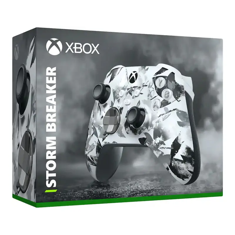 Microsoft Xbox Wireless Gamepad - Storm Breaker Special Edition Video Game Remote Controller, Ergonomic Plastic Design with Grip Handle, Multi-Platform Compatible with Xbox Series X|S, 1, Windows PC, iOS, Android, Bluetooth, Share Button