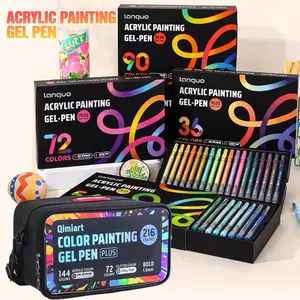 Acrylic Painting Gel Pen Set, Art Drawing Supplies, Multiple Colors Available, Ideal for Artistic Expression & Creative Projects, Enhance Your Creativity