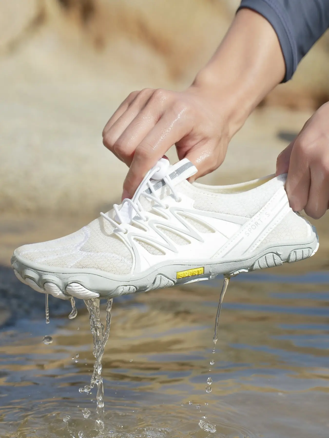 Unisex beach shoes, water fitness shoes, five-finger swimming shoes, Lightweight swim shoes, Water footwear, durable suitable for beaches, swimming, diving, surfing, water sports, Quick Dry Shoes