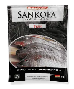Sankofa Fish Seasoning - 5g x 10 packs