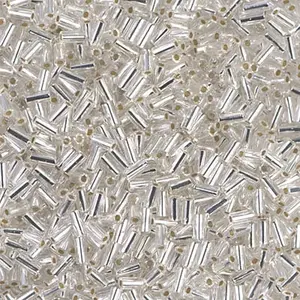 Miyuki Silver Bugle Beads 001