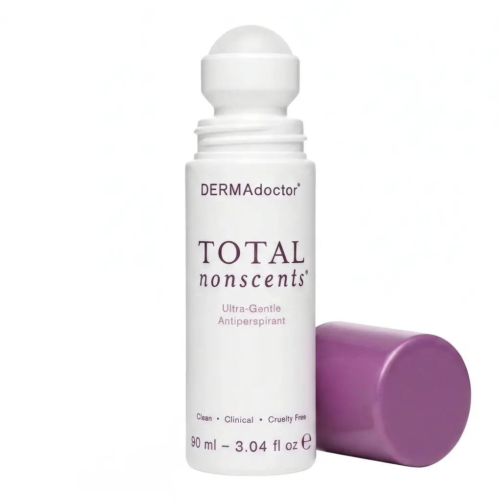 DERMAdoctor Total NonScents Ultra-Gentle Antiperspirant for Sensitive Skin,  Fragrance Free Deodorant - 3.04 oz