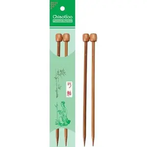 ChiaoGoo Bamboo Single Point, 9" (23cm), Patina, Knitting Needles