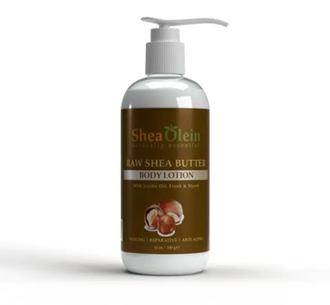 Raw Shea Butter Body Lotion with Jojoba, Frankincense & Myrrh