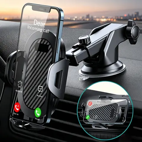 Tempomind Suction Cup Car Phone Holder, Universal Type, Suitable for Dashboard  Windshield, Adjustable, Car Navigation Phone Holder