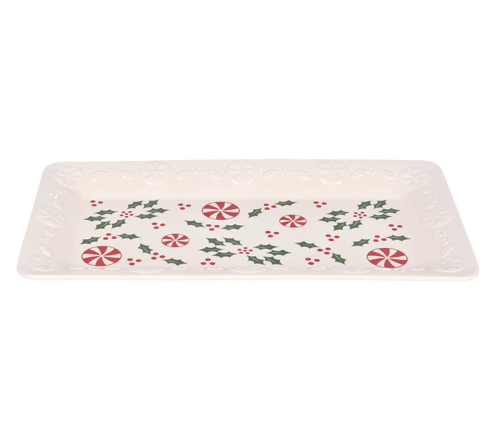 Temp-tations Seasonal 16" Platter with Embossed Rim