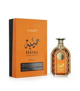 LE FALCONE Hayba Royalty EDP - 100ml Niche Unisex Arabian Perfumes, Spiced Spicy-Sweet Floral Jasmine Refreshing Longlasting Fragrance with Earthy Woody Aromatic Notes, Daily Wear Parfum, Jasmine Unisex Fragrance
