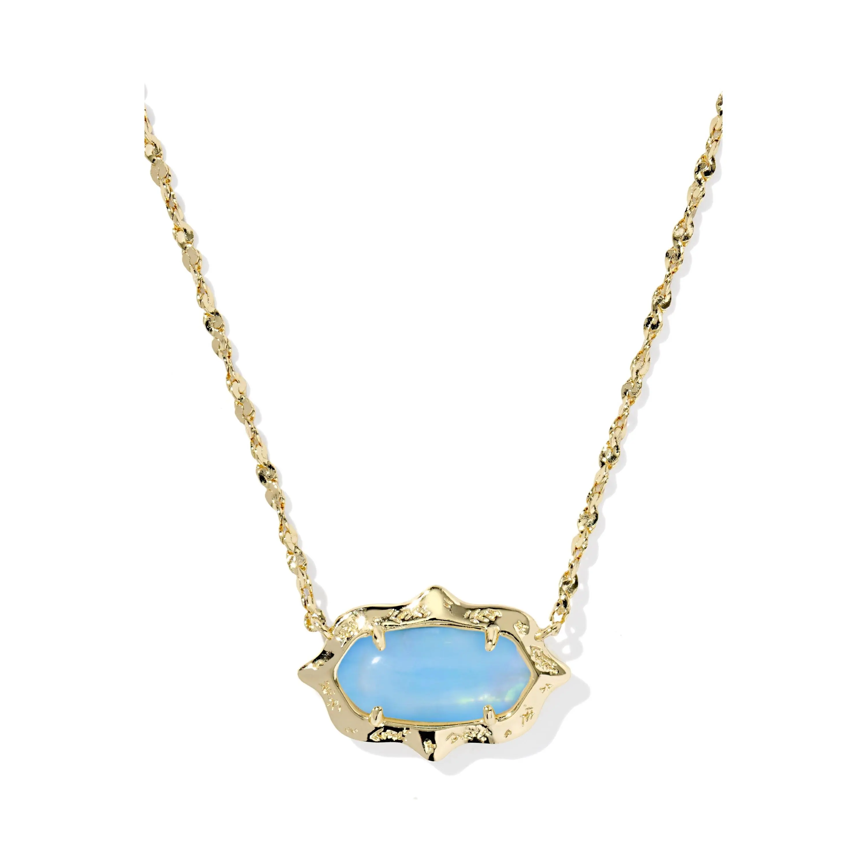 Kendra Scott Elisa Scallop Frame Short Pendant Necklace